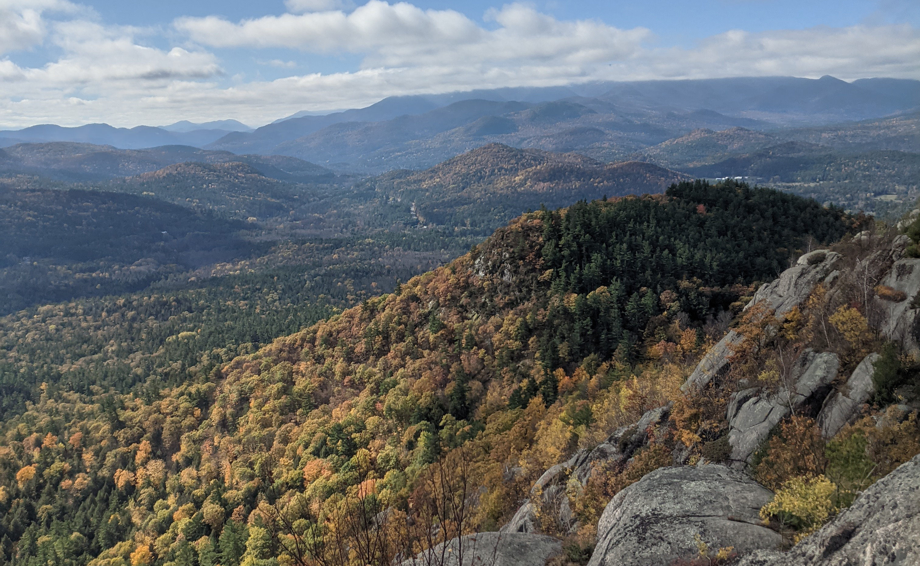 View from Mount Inez towards the High Peaks